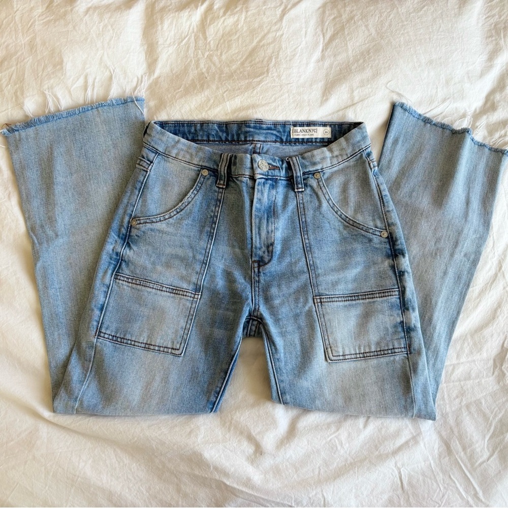 Blank NYC Cosmos High Flare denim jeans size 26